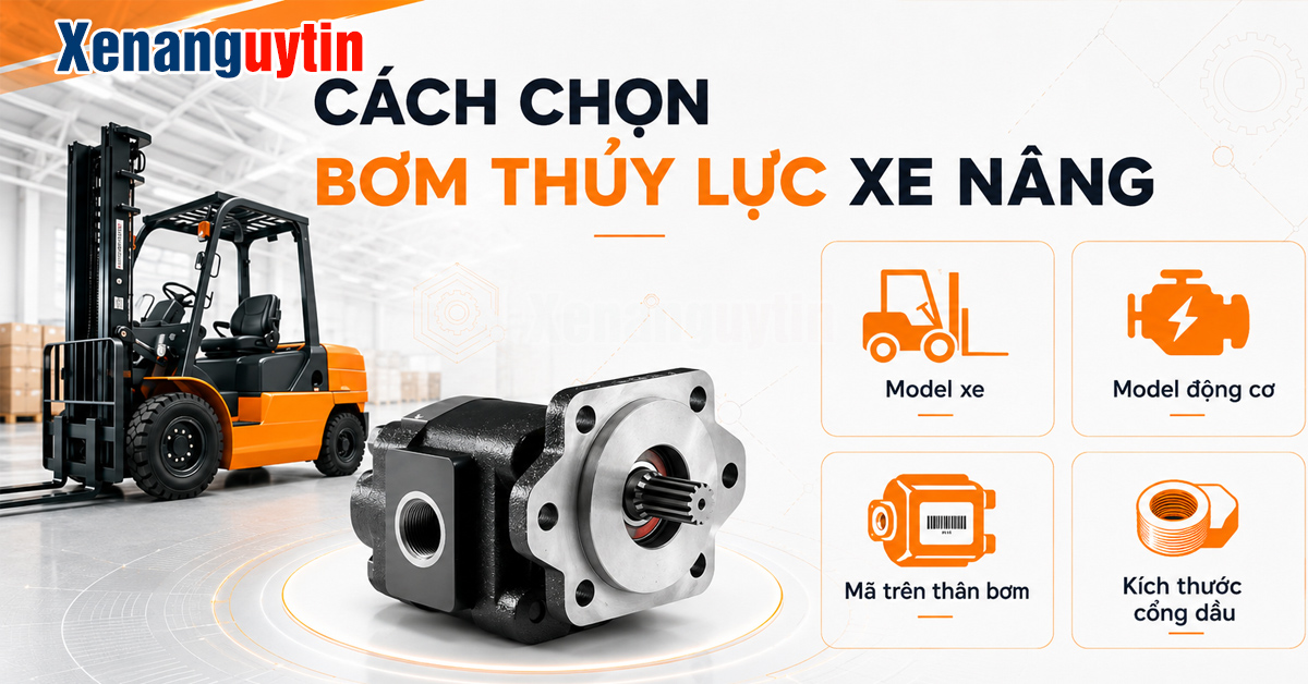 Cách chọn bơm thủy lực xe nâng