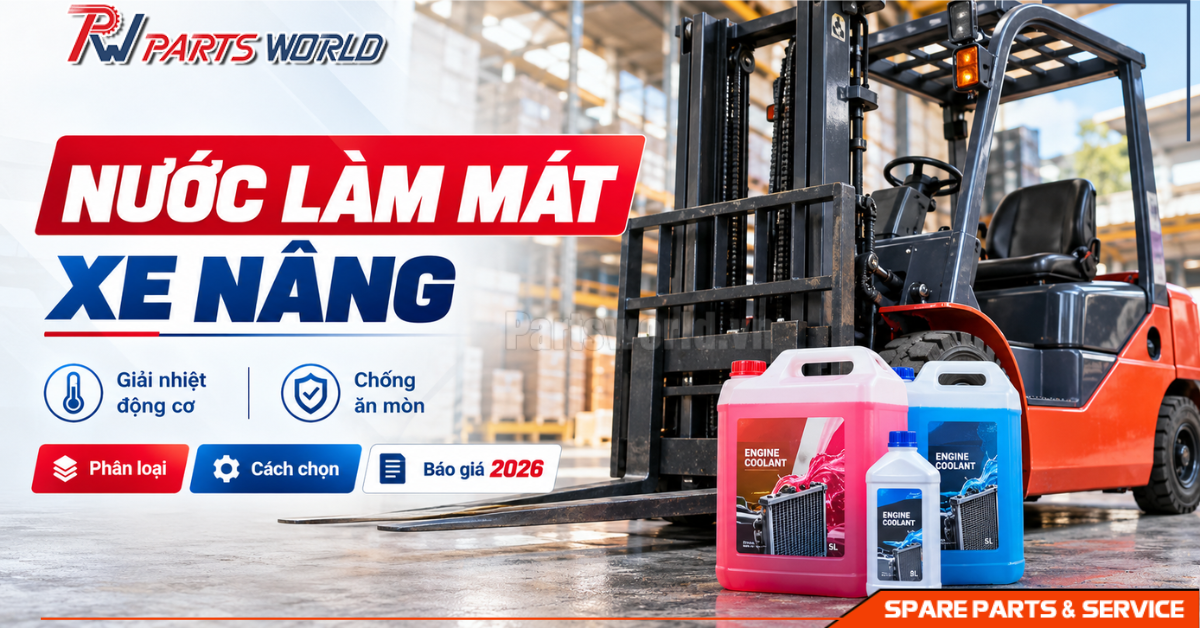 Nước làm mát xe nâng giải nhiệt động cơ, chống ăn mòn