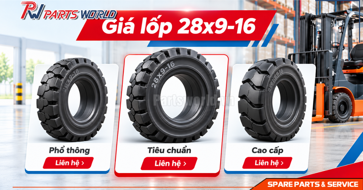 Giá, lựa chọn sản phẩm của lốp xe nâng 28x9-16