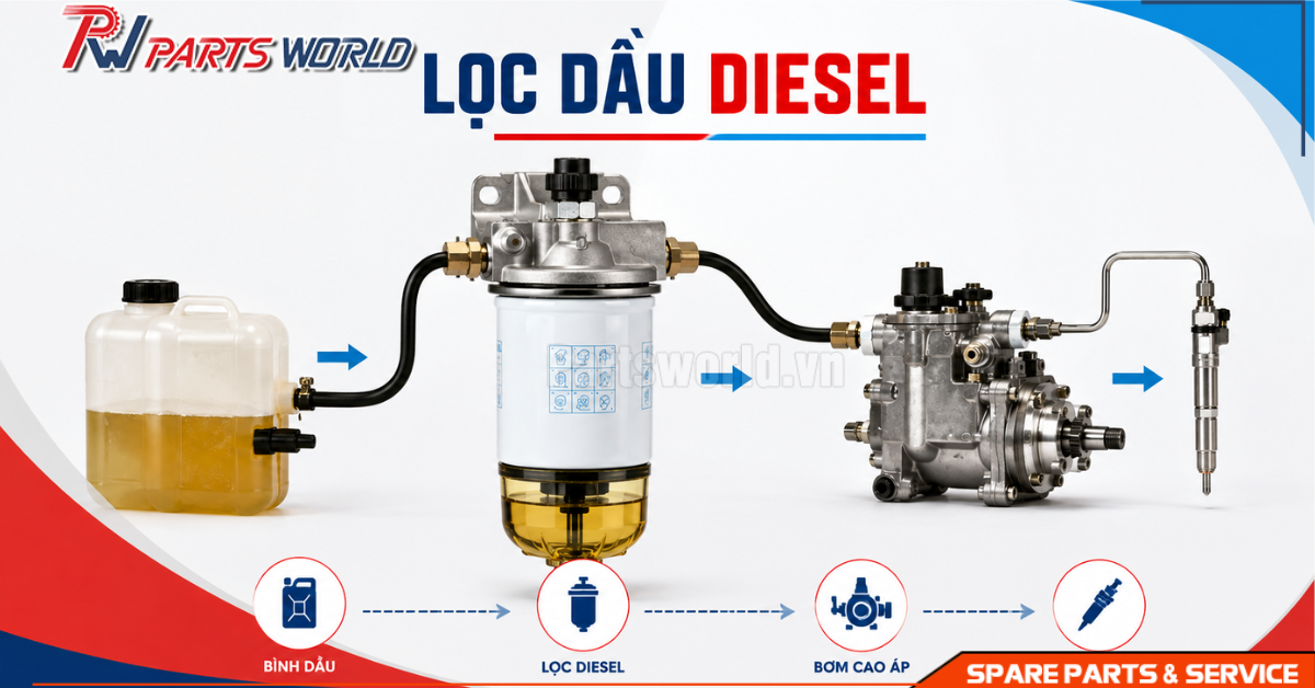 Lọc dầu diesel