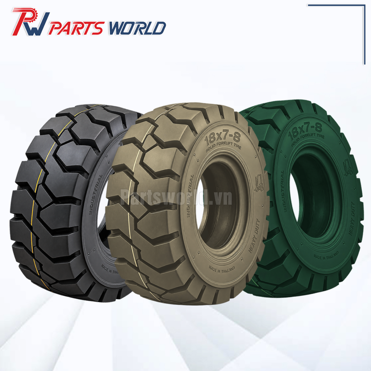 Lốp xe nâng 18x7-8 8 Lốp xe nâng 18x7-8