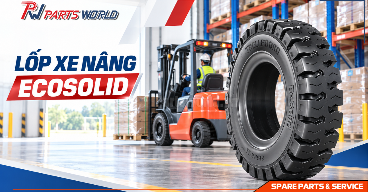 Lốp xe nâng Ecosolid 16 Lốp xe nâng EcoSolid Trelleborg
