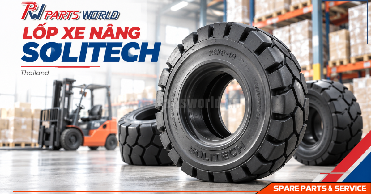 Lốp xe nâng Solitech 16 Lốp xe nâng Solitech